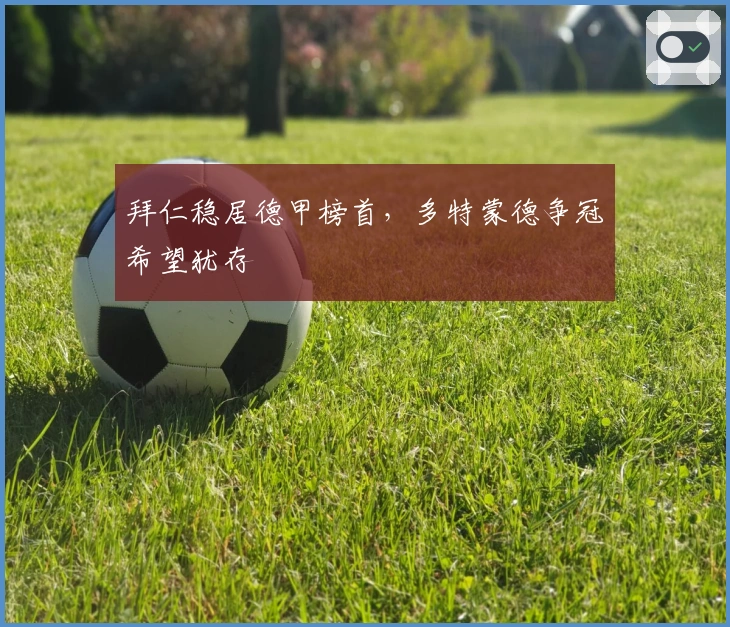 拜仁稳居德甲榜首，多特蒙德争冠希望犹存